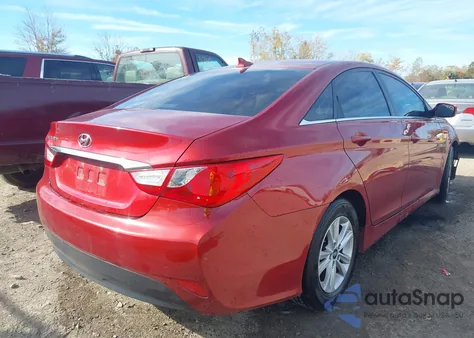 2014 Hyundai Sonata Gls z USA, uszkodzony, nr VIN 5NPEB4AC2EH825306